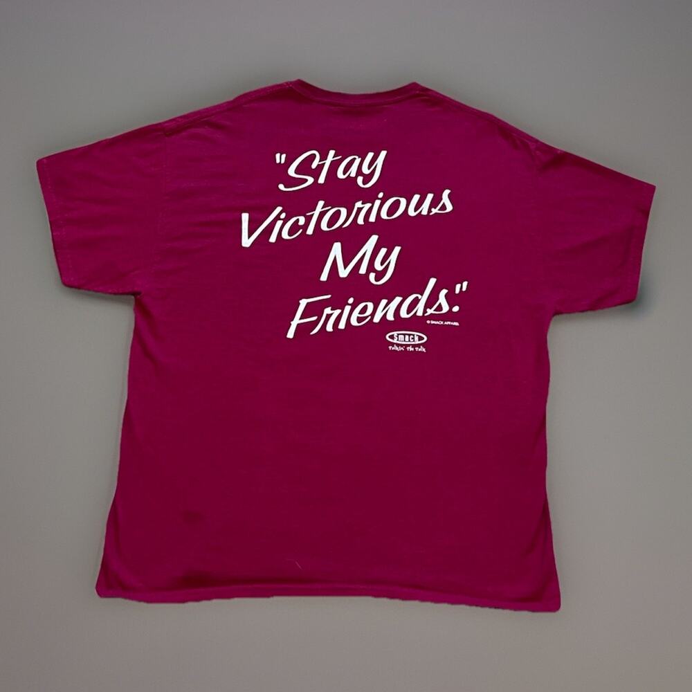 Vintage Y2K Smack Talk Auburn Tigers Hater Stay Victorious My Friends T-Shirt XL - Picture 3 of 5